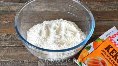 кекс с апельсиновой цедрой