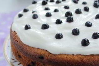 Кекс с черникой