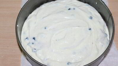 кекс с черникой