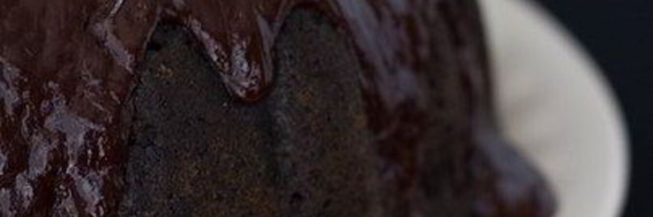 Кекс с ежевикой