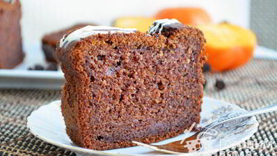 кекс с хурмой