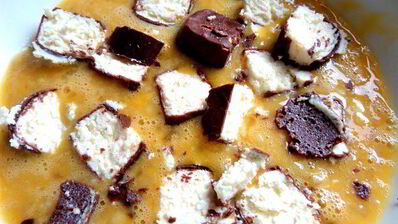 кексы-маннички с творогом и бананом