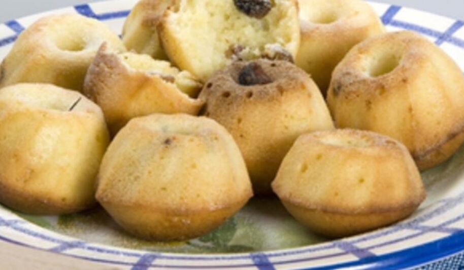 Рецепт кексов с изюмом