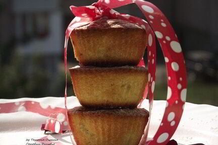 Кексы с яблоками и корицей