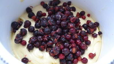 кексы со смородиной