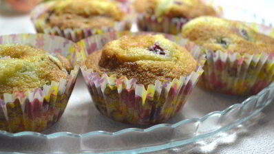 кексы со смородиной