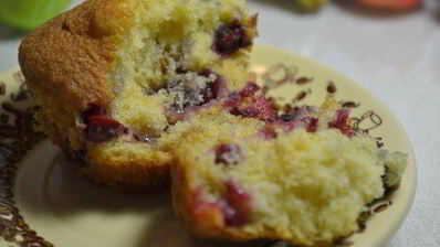 кексы со смородиной