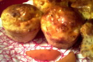 Кексы творожные со штрейзелем наоборот