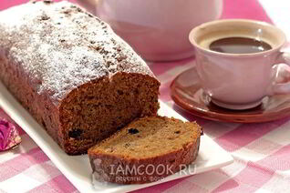 Кофейный кекс с изюмом