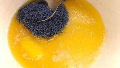 маково-цитрусовые кексы бабочки прилетели