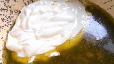 маково-цитрусовые кексы бабочки прилетели