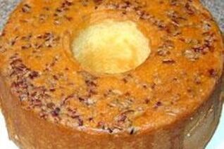 Ореховый кекс-бисквит на сметане