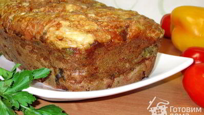 печеночный кекс с петрушкой на ржаной муке