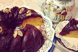 Пряный тыквенно-апельсиновый кекс