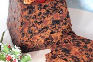 Рождественский фруктовый кекс