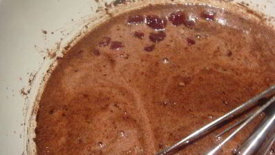 шоколадно-вишневый кекс