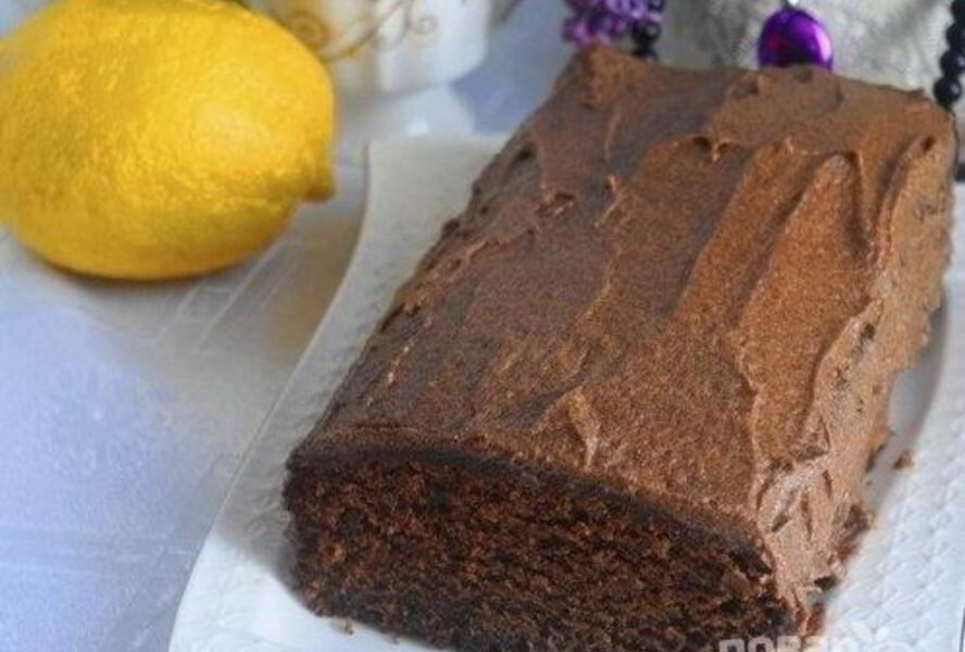 Шоколадный кекс простой