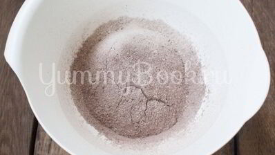 шоколадный кекс с грушами