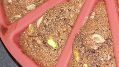 шоколадные кексы с фисташками