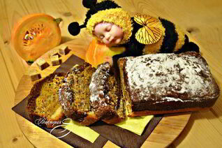 Трехцветный кекс с тыквой Сладкие сны