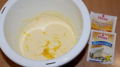 творожный кекс с виноградом