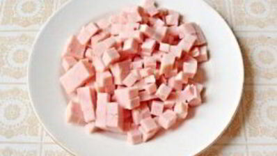 закусочный кекс с ветчиной