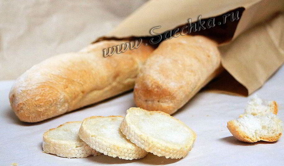 Рецепт багета ны холодного опаре