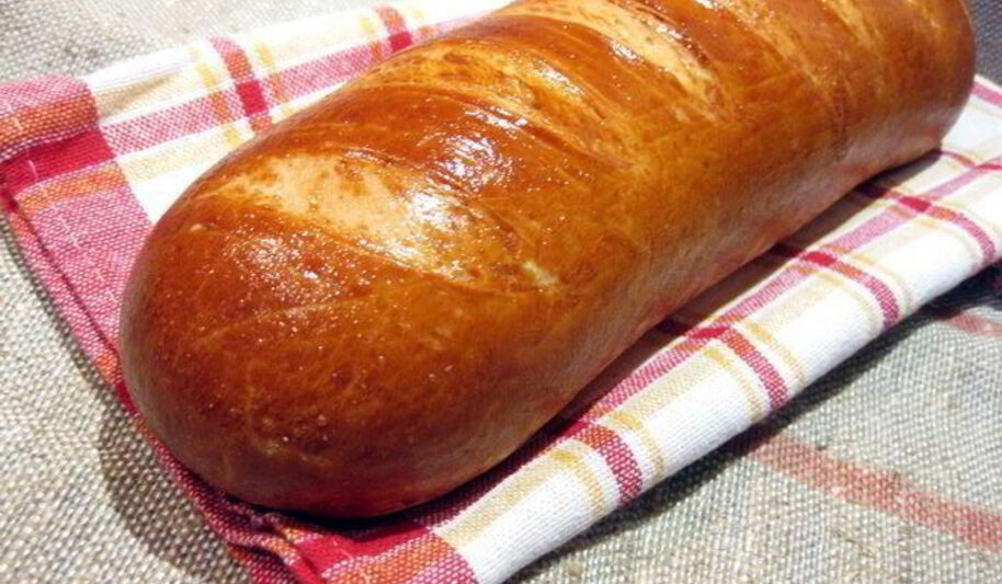 Рецепт батона молочного