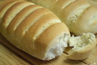 Батон в духовке