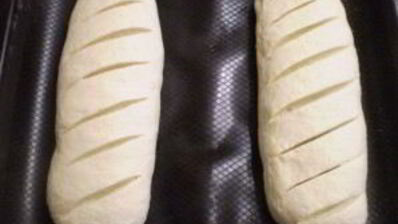 батон в духовке