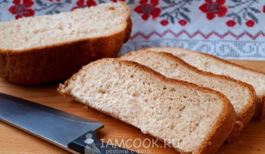 Рецепт белого хлеба с отрубями в хлебопечке