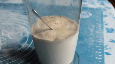 горчичный хлеб на твороге с сыром