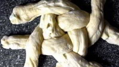 хала с яблоками и медом