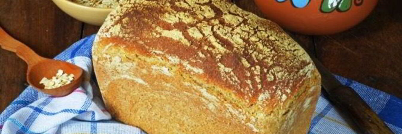 Хлеб на кефире в духовке