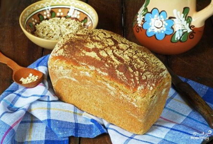 Хлеб на кефире в духовке