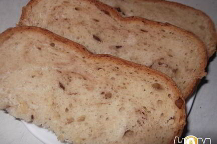 Хлеб с шоколадом и кедровым орехом