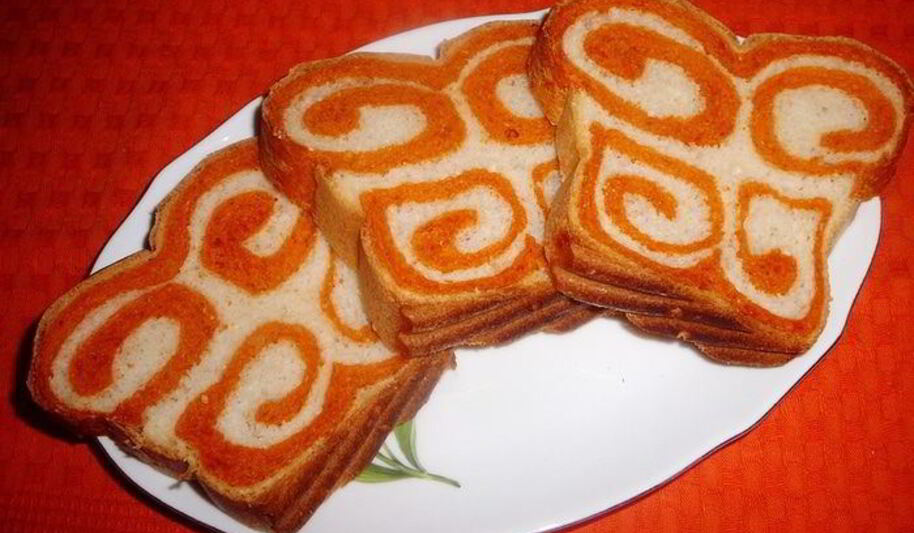 Рецепт пшенично-томатного хлеб