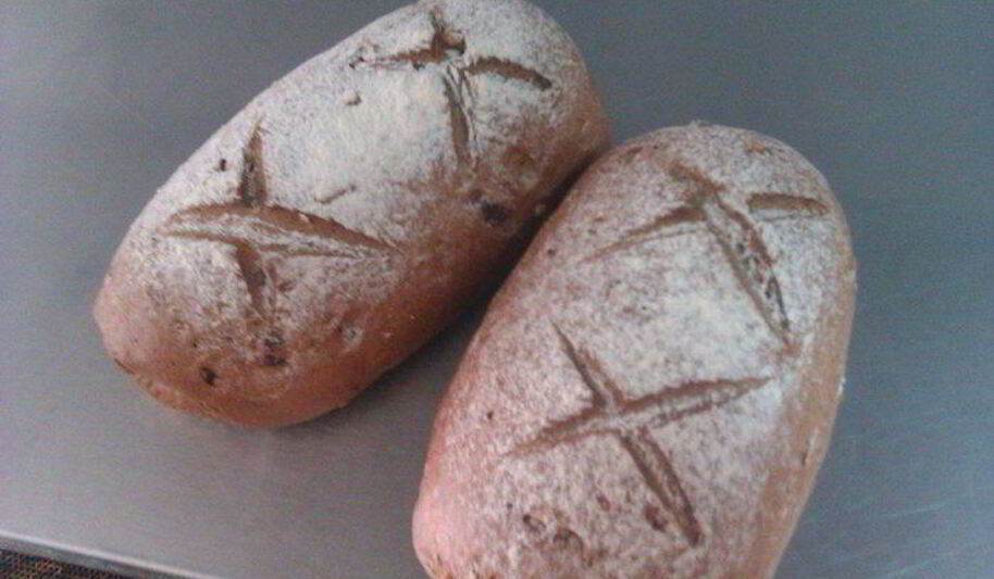 Рецепт ржано-пшеничного хлеб с орехом