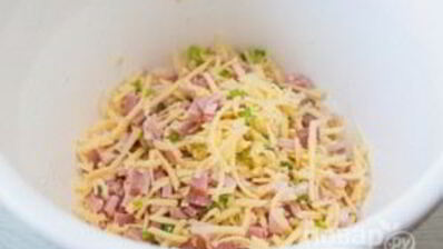 сконы с колбасой и сыром