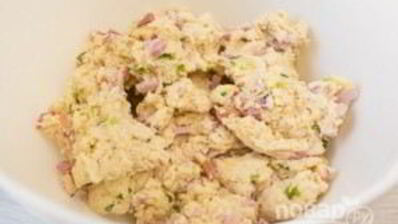 сконы с колбасой и сыром