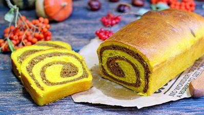 тыквенно-шоколадный хлеб