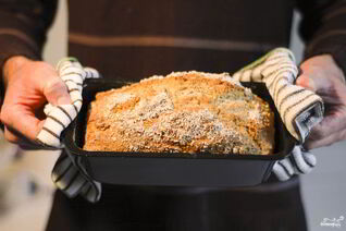 Вегетарианский хлеб овсяный