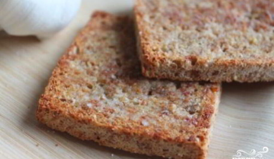 Рецепт жареного хлеба с чеснокома