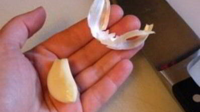 жареный хлеб с чесноком