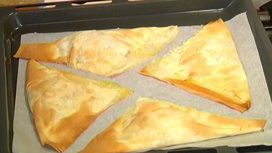 хрустящие конвертики с раковыми шейками