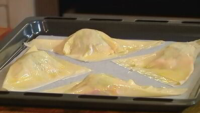 хрустящие конвертики с раковыми шейками