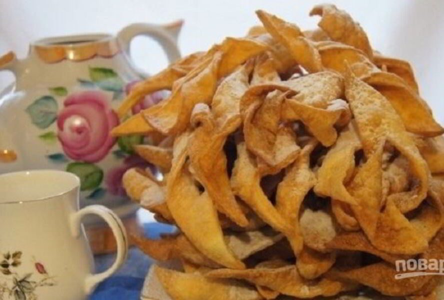 Хворост на желтках