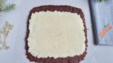 кокосово-шоколадный рулет