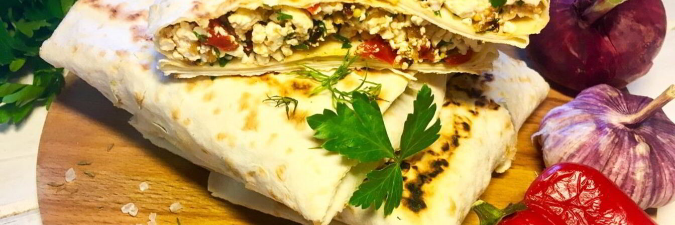 Конвертики с творожной начинкой