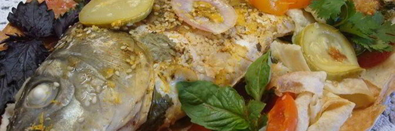 Фирменный карп в лаваше